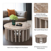 30" MONTCLAIR MARBLE ACCENT TABLE