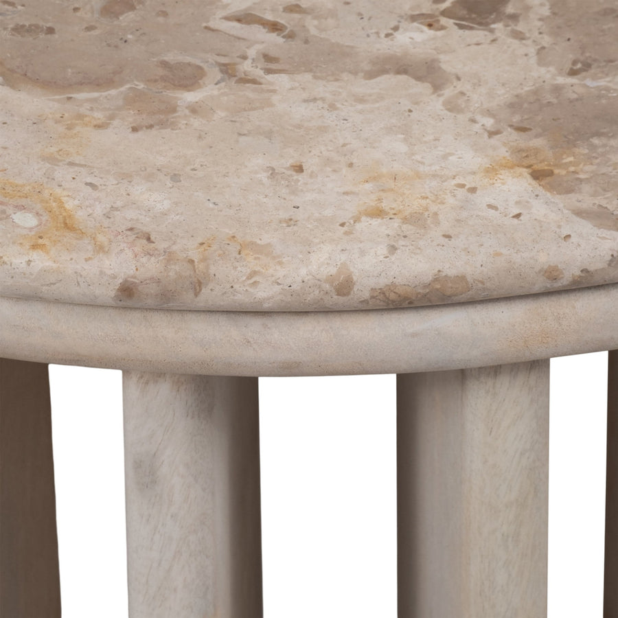 30" MONTCLAIR MARBLE ACCENT TABLE