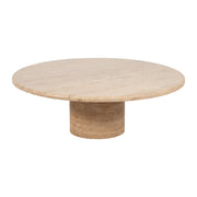 WINSTON TRAVERTINE STONE COFFEE TABLE