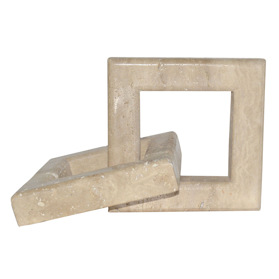 HULSEY TRAVERTINE LINKS, BEIGE