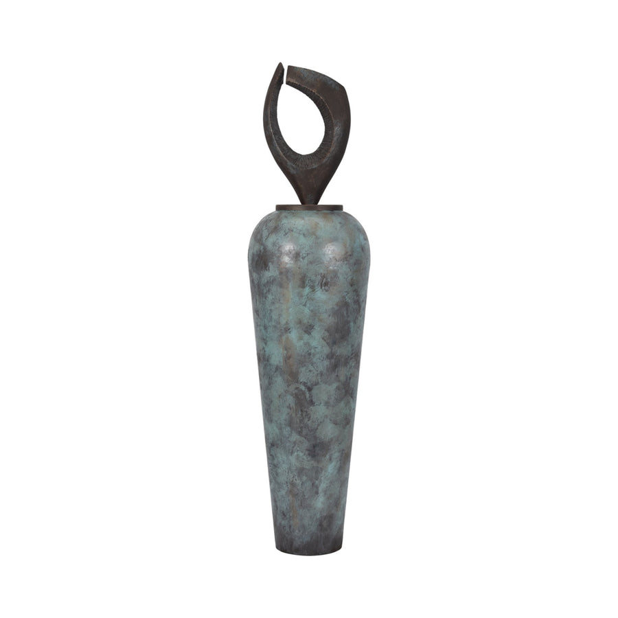 39" XENA SMALL BRONZE FLOOR BOTTLE