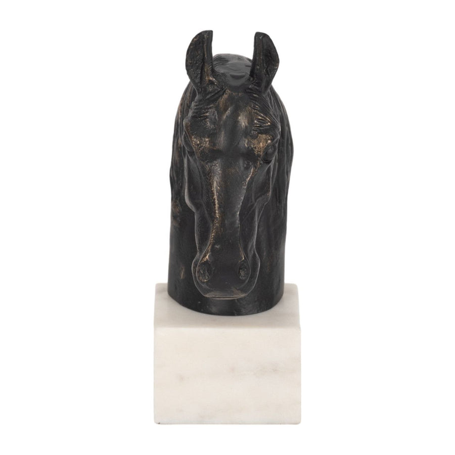 ROZZI HORSE STATUARY , BLACK