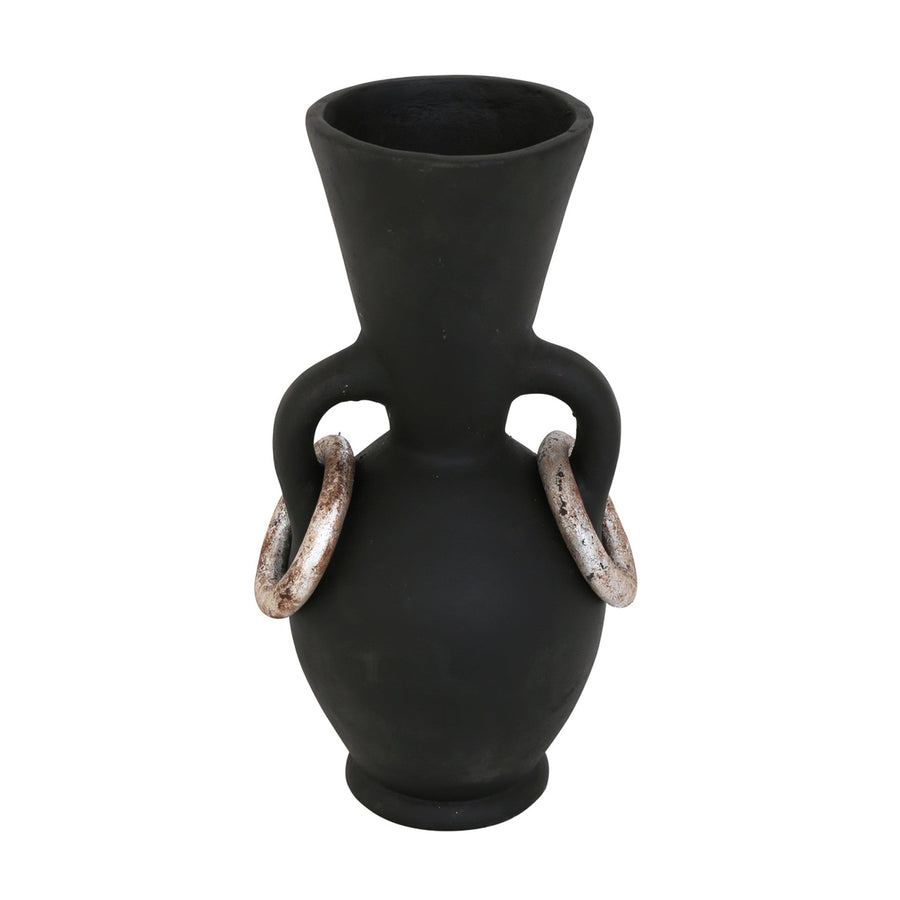 18" XIXA BLACK LARGE ECOMIX VASE