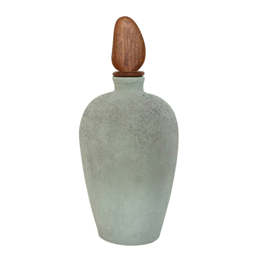 12" ETHAN SMALL GREEN ECOMIX VASE