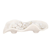 LEYLANI QUARTZ RESIN TRAY , WHITE