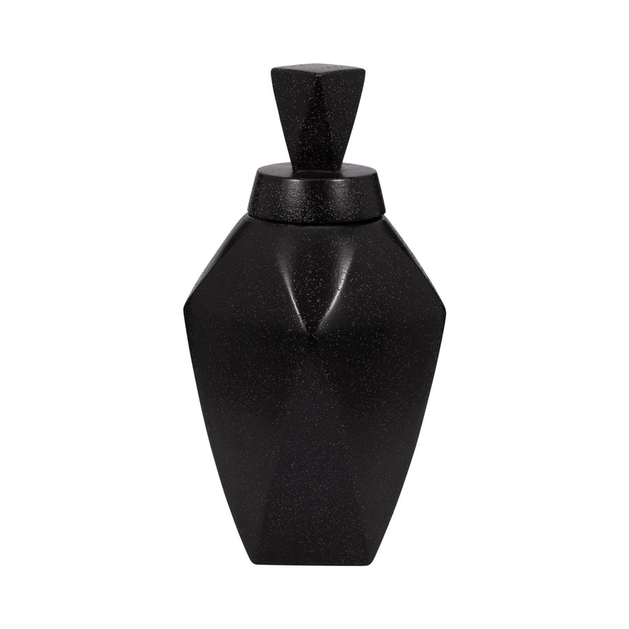 BLAKELIN SMALL BLACK LIDDED JAR