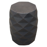 FIG END TABLE - GREY WOOD