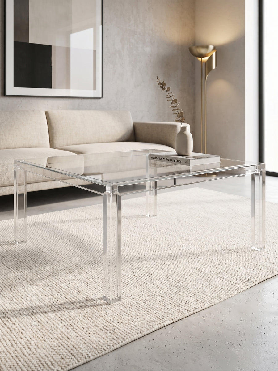 COLVER ACRYLIC COFFEE TABLE