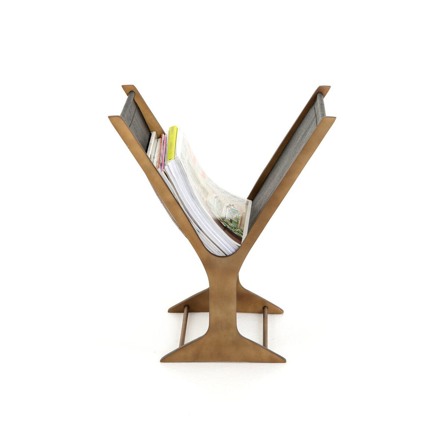 FELDMAN MAGAZINE RACK-BLACK