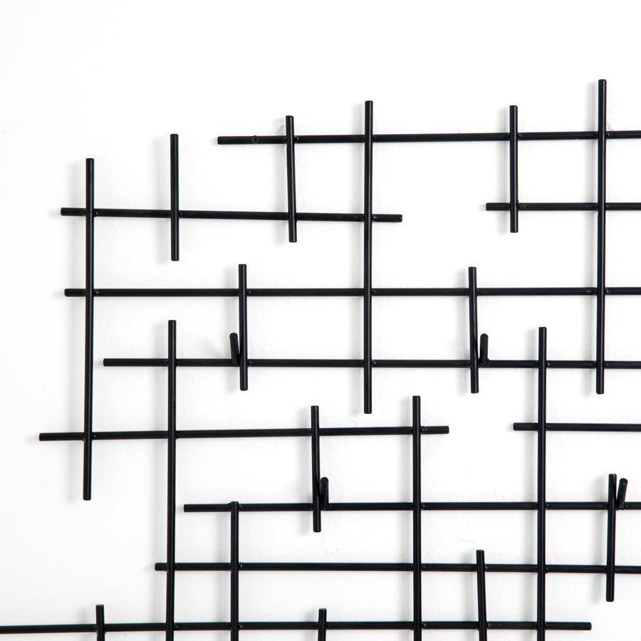 CROSSIN COAT RACK-IRON MATTE BLACK