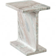 IRIS ACCENT TABLE - NATURAL MARBLE