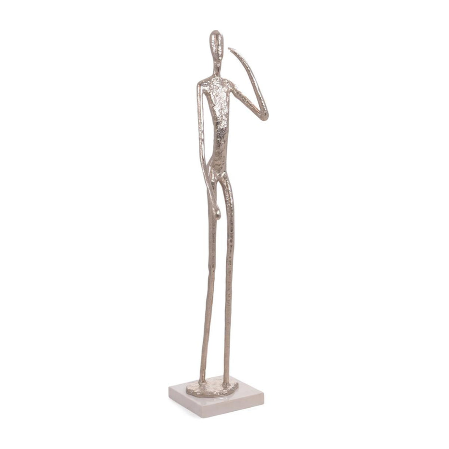 NICKEL FIGURE ONE SCULPTURE