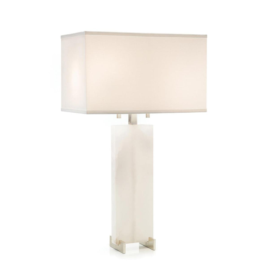 ALABASTER TABLE LAMP