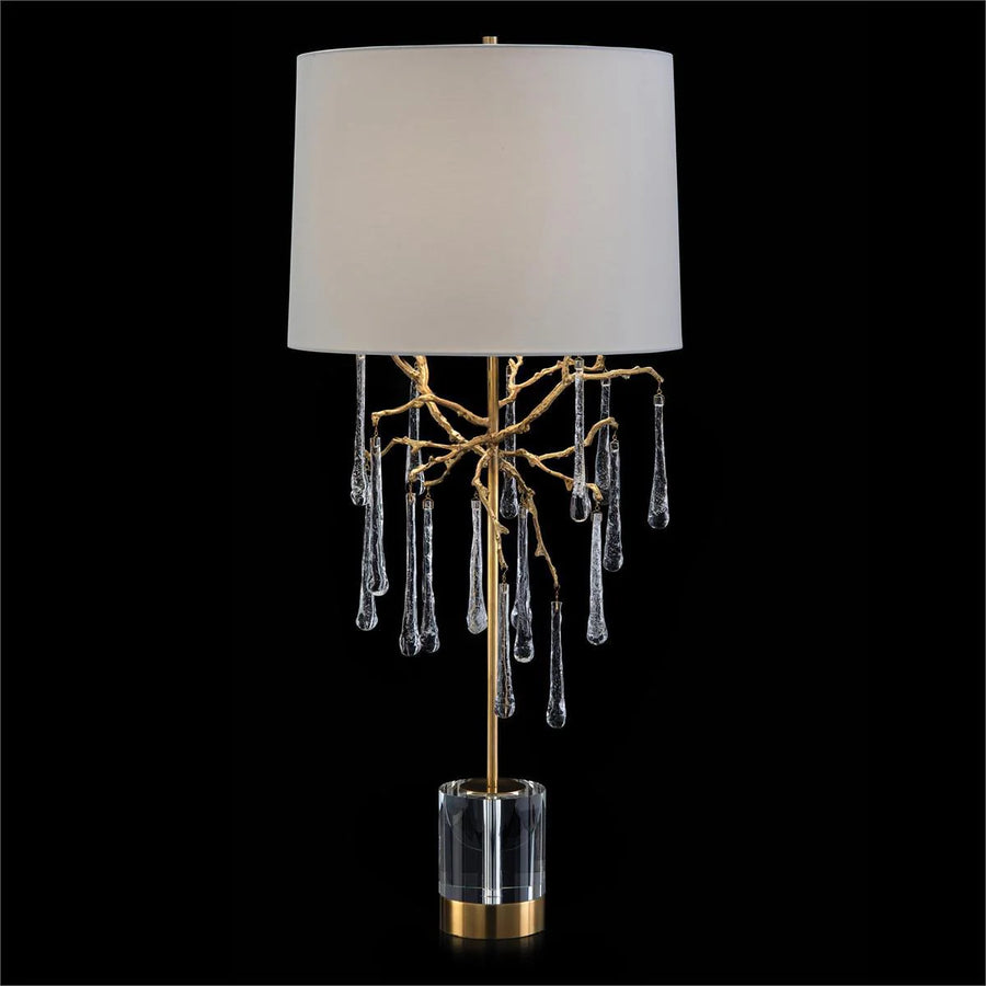 BRANCHED CRYSTAL TABLE LAMP