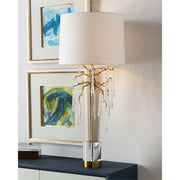 BRANCHED CRYSTAL TABLE LAMP