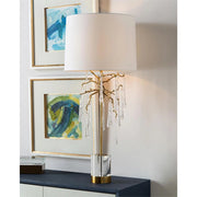BRANCHED CRYSTAL TABLE LAMP