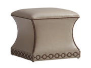 MERINO LEATHER OTTOMAN