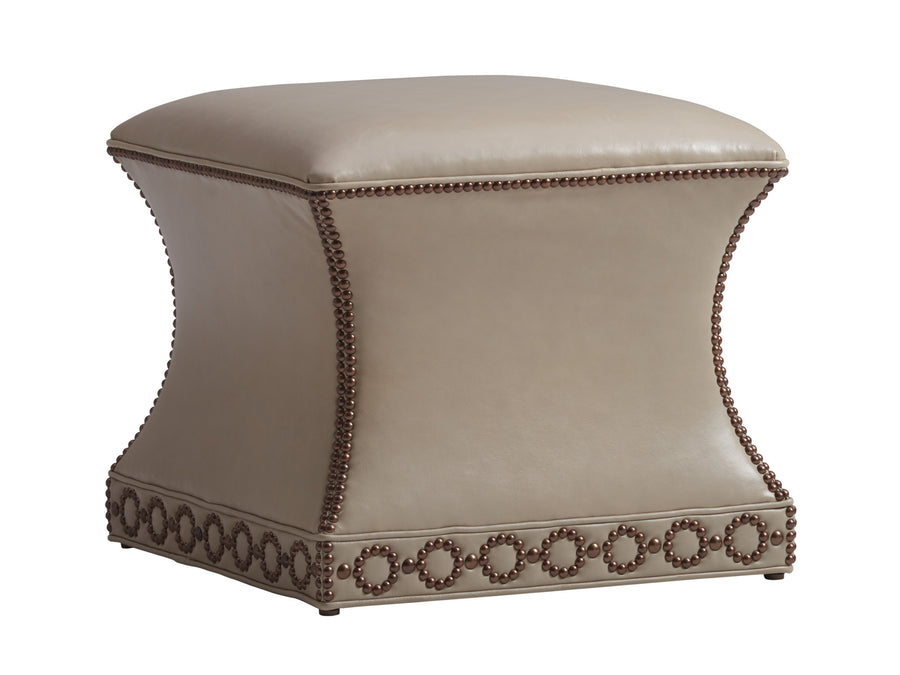 MERINO LEATHER OTTOMAN