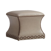 MERINO LEATHER OTTOMAN