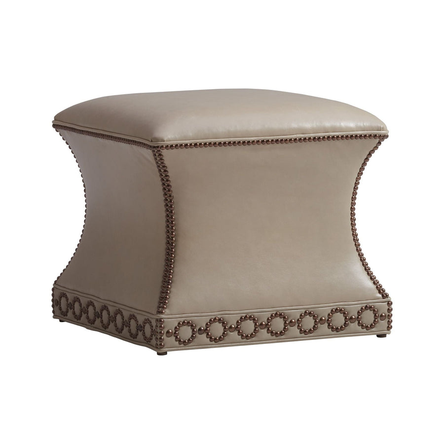 MERINO LEATHER OTTOMAN