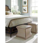 MERINO LEATHER OTTOMAN