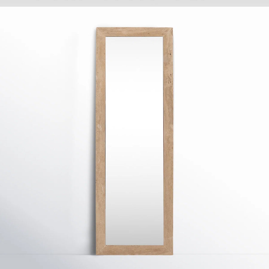 مرآة أرضية من حجر الترافرتين هالوفاكس