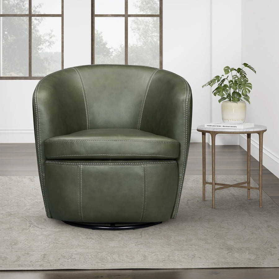 BAROLO - LYRIC SAGE Swivel Club Chair