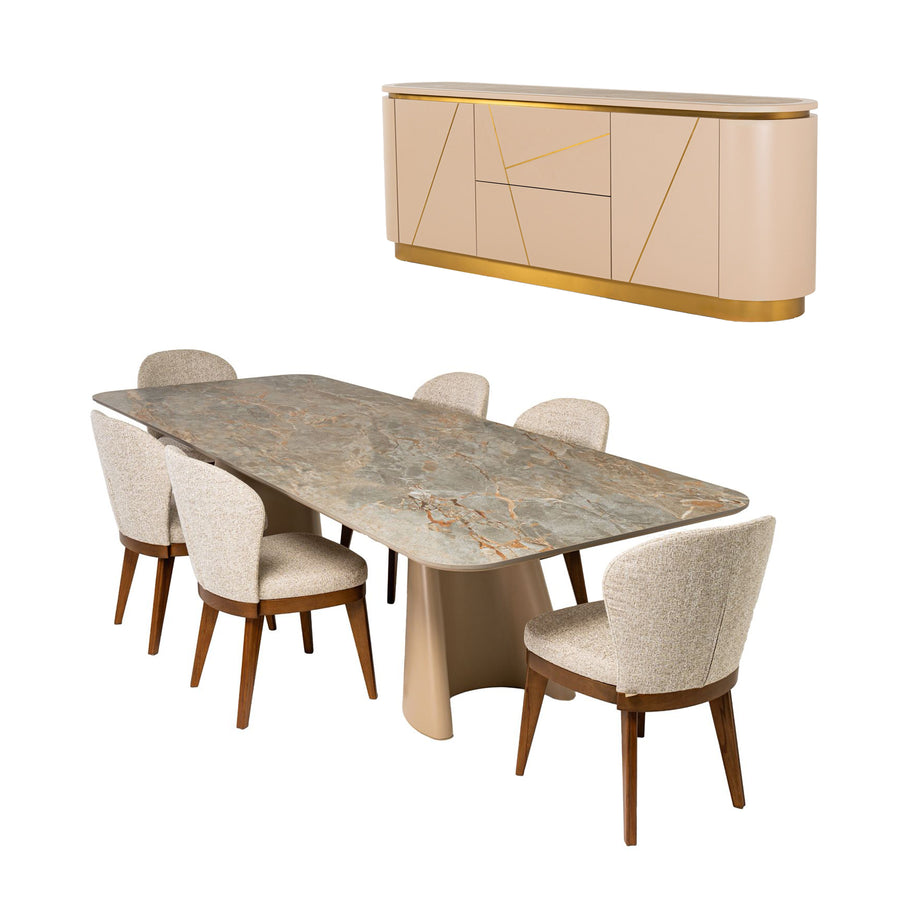 MARYA DINING SET FOR 10 PERSONS