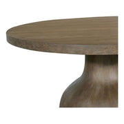 WOOD ROUND COCKTAIL TABLE