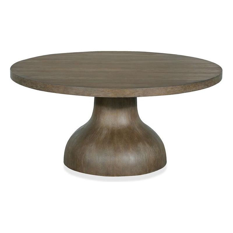 WOOD ROUND COCKTAIL TABLE