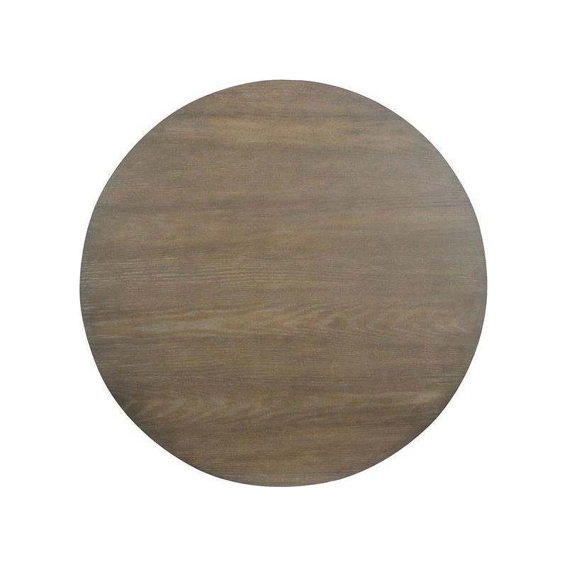 WOOD ROUND COCKTAIL TABLE