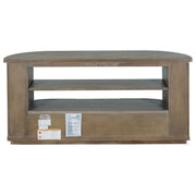 WOOD DEMILUNE CONSOLE