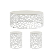 CORAL COFFEE TABLE SET