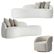 AVA LIVING SET - TWO SOFAS & TWO CHAIRS
