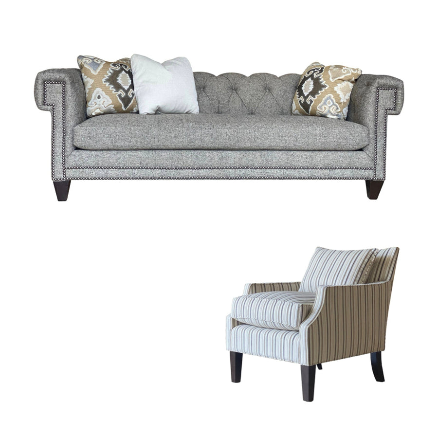 CORDOVA LIVING SET - ONE SOFA & TWO CHAIRS
