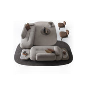 WOGG LIVING SET - ONE SECTIONAL & ONE CHAIR