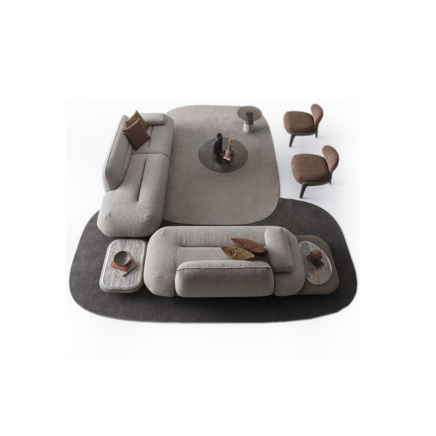 WOGG LIVING SET - ONE SECTIONAL & ONE CHAIR