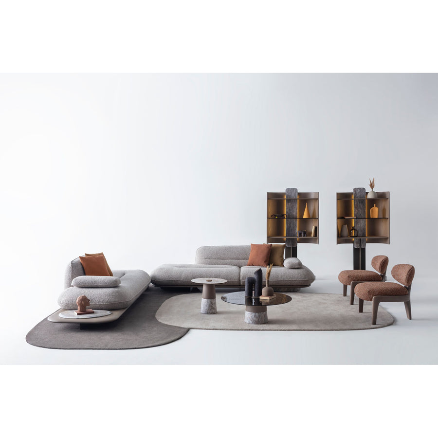 WOGG LIVING SET - ONE SECTIONAL & ONE CHAIR