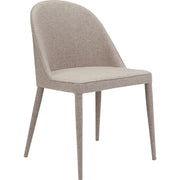 BURTON DINING CHAIR LIGHT GREY