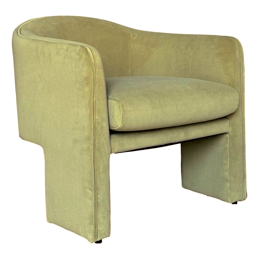 LEYAH ACCENT CHAIR - ALOE VELVET