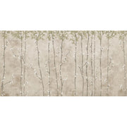 BLOOM FLOWERS WALL MURAL, BEIGE FLORAL BLOSSOM WALLPAPER