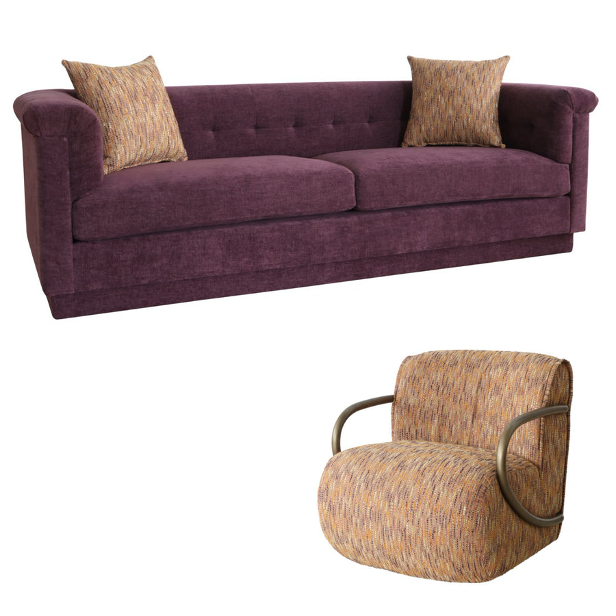 BRIONY LIVING SET - TWO SOFAS & TWO CHAIRS