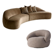 CALDER LIVING SET - ONE SOFA & ONE CHAIR