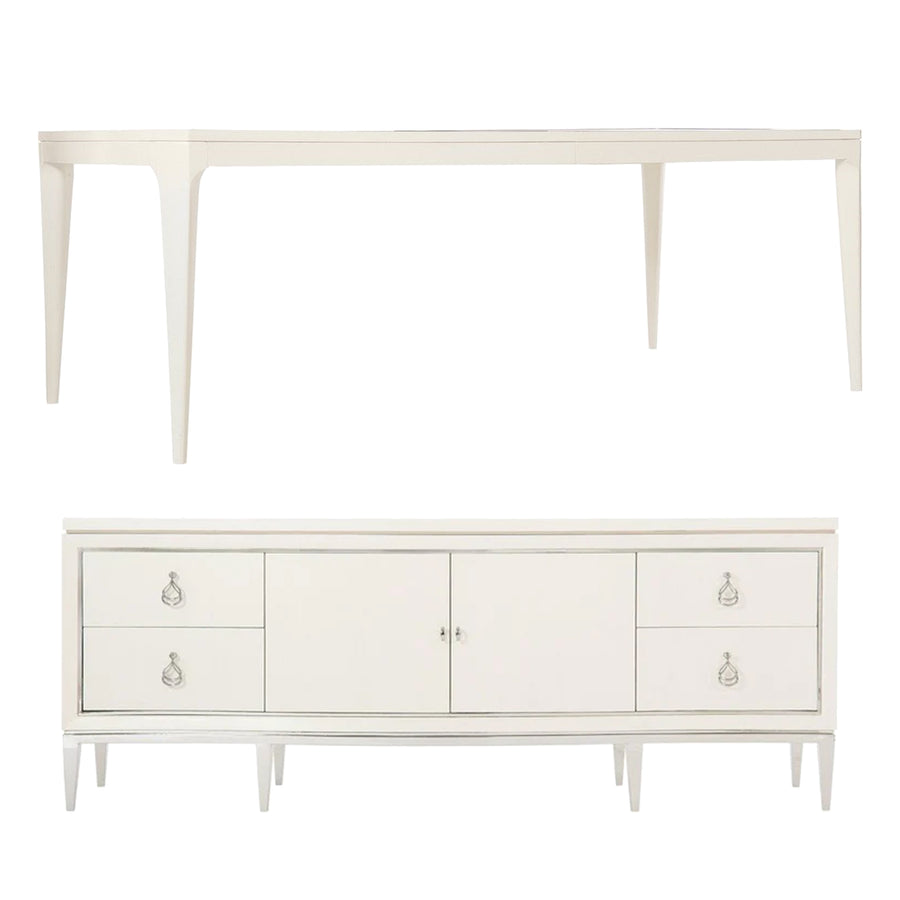 CALISTA DINING TABLE WITH SIDEBOARD