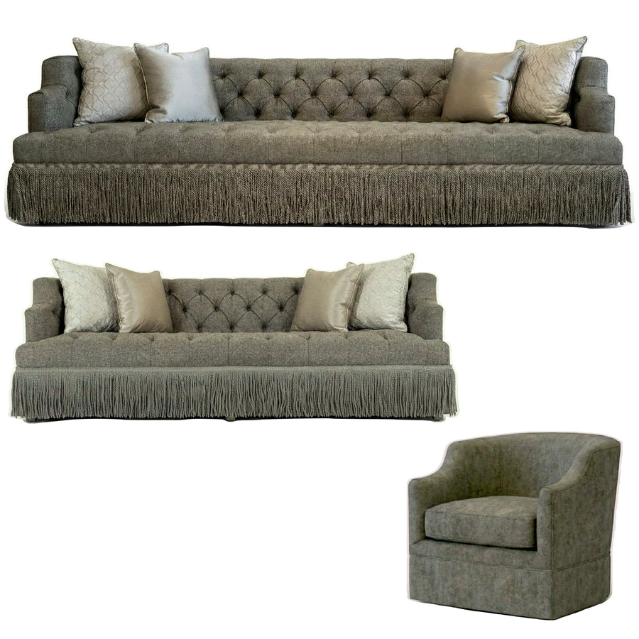 CELESTE LIVING SET - TWO SOFAS & TWO CHAIRS