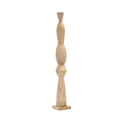 WOOD,TOTEM PILLAR , BROWN