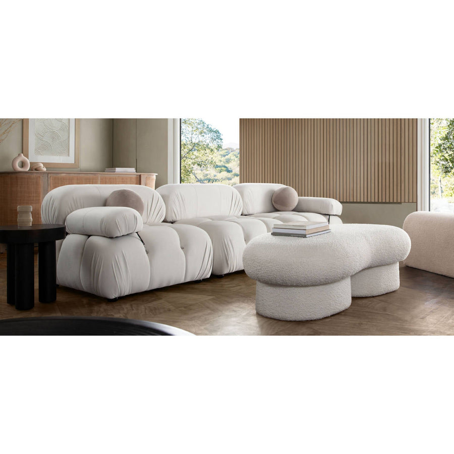 WAVE BENCH IVORY