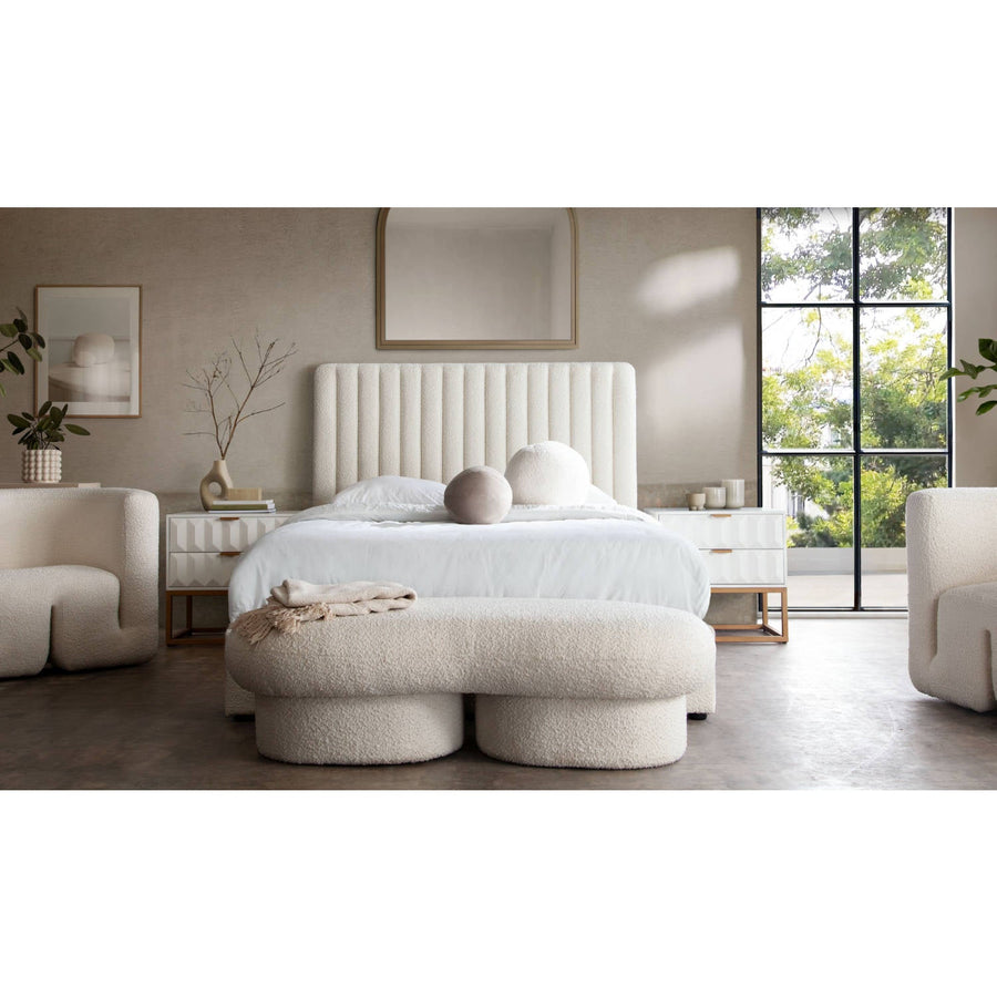 WAVE BENCH IVORY