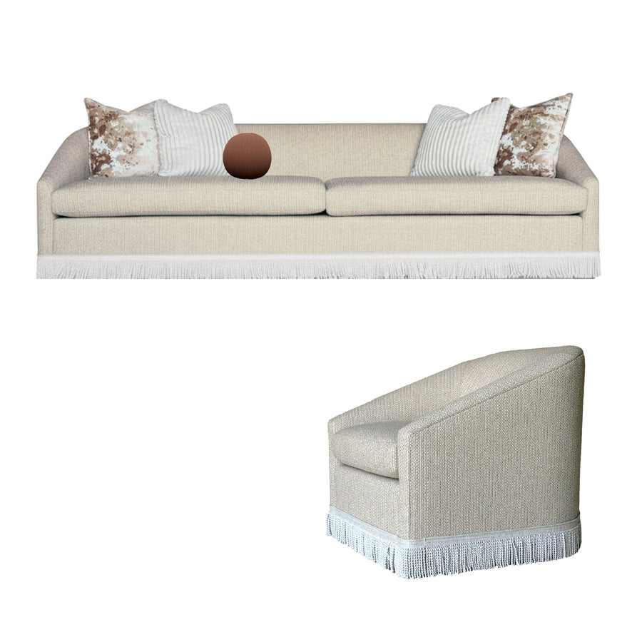 TARA LIVING SET - TWO SOFAS & TWO CHAIRS