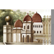 LARGE TROPICAL INDIAN THEME WALL MURAL, INDIA EARLY MORNING WALLPAPER